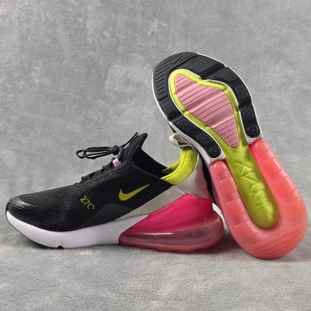 Size 7 - Nike Air Max 270 Black Cyber Pink W